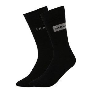 HUGO Ponožky  čierna / sivá