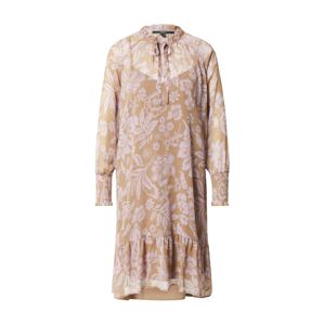Esprit Collection Košeľové šaty  béžová / orgovánová