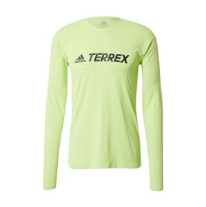 adidas Terrex Funkčné tričko  čierna / marhuľová / svetlozelená