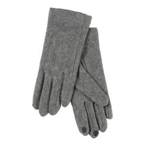 ESPRIT Prstové rukavice  sivá melírovaná