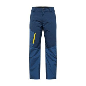 ZIENER Outdoorové nohavice 'Tolosa'  žltá / námornícka modrá / modrosivá