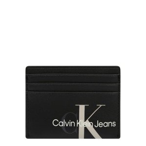 Calvin Klein Jeans Peňaženka  čierna / tmelová / biela / tmavosivá