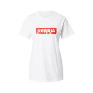 NEBBIA Funkčné tričko  biela / červená