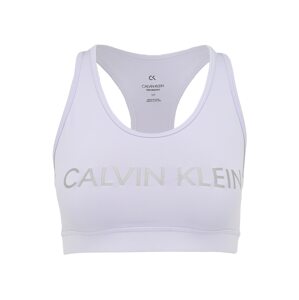 Calvin Klein Performance Športová podprsenka  fialová / strieborná