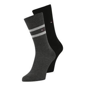 Tommy Hilfiger Underwear Pančucháče & ponožky  čierna / sivá melírovaná / biela / červená / tmavomodrá