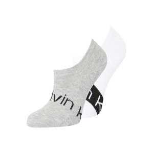 Calvin Klein Underwear Ponožky  sivá melírovaná / čierna / biela