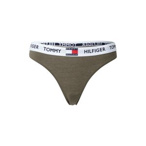 Tommy Hilfiger Underwear Tangá  olivová / biela / námornícka modrá / červená
