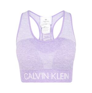 Calvin Klein Performance Športová podprsenka  fialová / biela