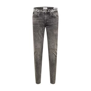 Calvin Klein Jeans Džínsy  sivý denim / biela