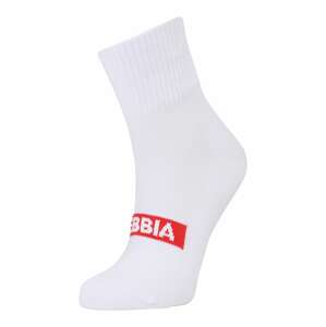 NEBBIA Ponožky 'EXTRA MILE'  biela / červená