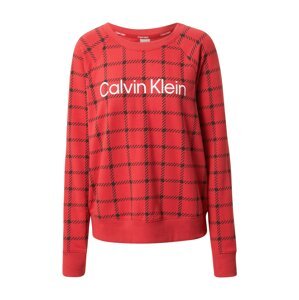 Calvin Klein Underwear Tričká na spanie  červená / čierna / biela