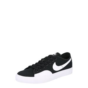 Nike SB Nízke tenisky 'Blazer Court'  čierna / biela