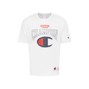Champion Authentic Athletic Apparel Tričko 'X Stranger Things'  námornícka modrá / červená / biela