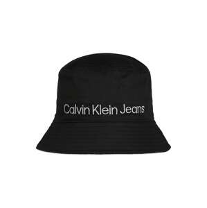 Calvin Klein Jeans Klobúk  čierna / strieborná