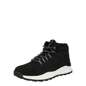 TOM TAILOR Sneaker  čierna / sivá