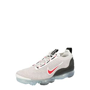 Nike Sportswear Nízke tenisky 'Vapormax 2021'  čierna / biela / ohnivo červená / svetlosivá