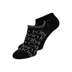 Calvin Klein Underwear Ponožky  čierna / sivá