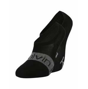 Calvin Klein Underwear Ponožky  čierna / sivá melírovaná