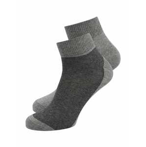 LEVI'S Ponožky  tmavosivá / sivá melírovaná