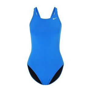 Nike Swim Športové jednodielne plavky  kráľovská modrá / biela