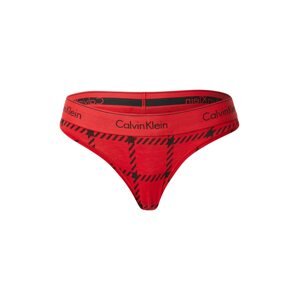 Calvin Klein Underwear Tangá  červená / čierna