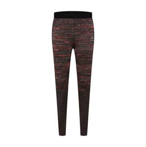 ODLO Športové nohavičky 'Blackcomb'  červená / čierna / sivá