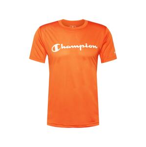 Champion Authentic Athletic Apparel Funkčné tričko  oranžovo červená / biela