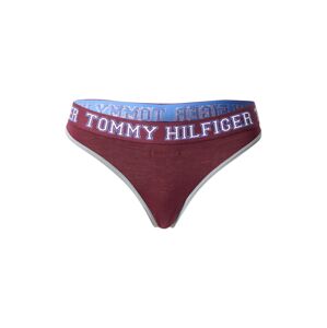 Tommy Hilfiger Underwear Tangá  merlotová / sivá / biela / modrá