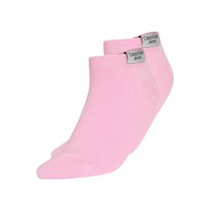Calvin Klein Underwear Ponožky  ružová / striebornosivá