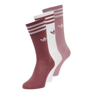 ADIDAS ORIGINALS Ponožky  biela / staroružová / burgundská