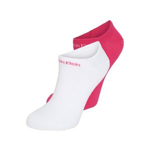 Calvin Klein Underwear Ponožky  ružová / biela
