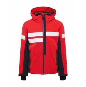 CMP Outdoorová bunda  červená / biela / čierna