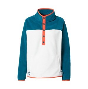 BURTON Športový sveter  smaragdová / oranžová / biela