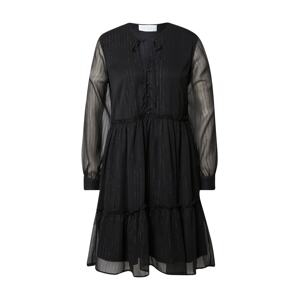 SISTERS POINT Košeľové šaty 'ULIA'  čierna