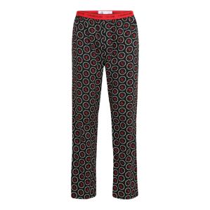 Calvin Klein Underwear Dlhé pyžamo  čierna / biela / červená