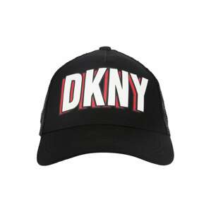 DKNY Klobúk  čierna / biela / červená