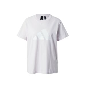 ADIDAS PERFORMANCE Funkčné tričko 'Future Icons'  biela / čierna / pastelovo fialová