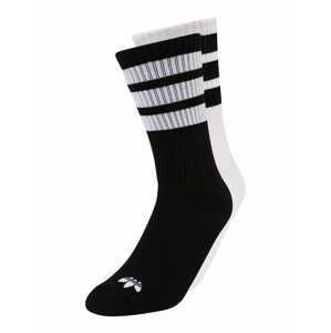 ADIDAS ORIGINALS Ponožky '3-Stripes Crew '  čierna / biela
