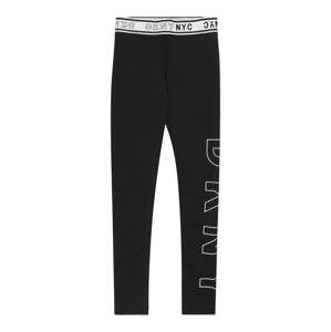 DKNY Leggings  čierna / biela