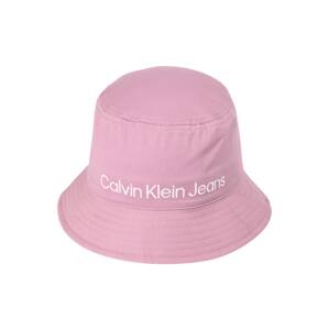Calvin Klein Jeans Klobúk  biela / ružová