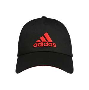 ADIDAS PERFORMANCE Športová čiapka  čierna / červená