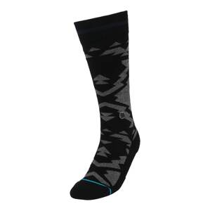 Stance Športové ponožky 'SYSTEMIC'  čierna / svetlomodrá / sivá melírovaná