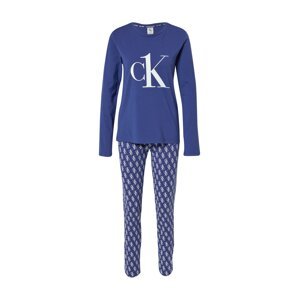 Calvin Klein Underwear Pyžamo  biela / námornícka modrá