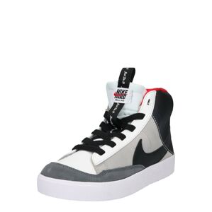 Nike Sportswear Tenisky 'Blazer Mid '77'  biela / čierna / sivá / svetlosivá / červená