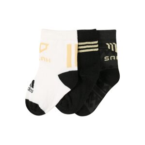 ADIDAS PERFORMANCE Športové ponožky  čierna / antracitová / biela / žltá