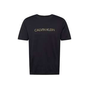Calvin Klein Performance Tričko  olivová / čierna