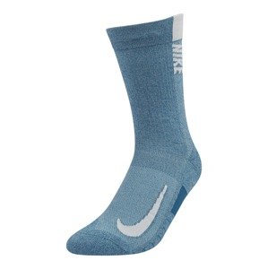 NIKE Športové ponožky 'Multiplier'  červená / dymovo modrá / svetlosivá
