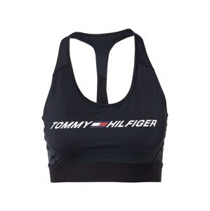 Tommy Sport Podprsenka  čierna / biela / červená