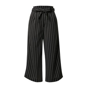 JDY Plisované nohavice 'Tanja'  čierna / biela