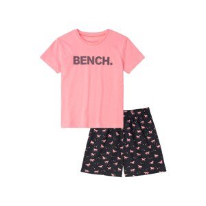 BENCH Pyžamo  ružová / čierna